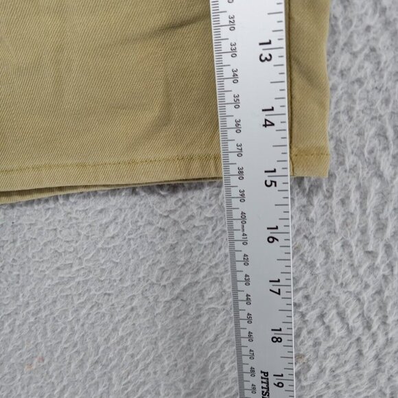 Hudson Jeans Shorts Womens Size 27 Olive Green Khaki Paperbag Style Linen Lyocel - Picture 2 of 9